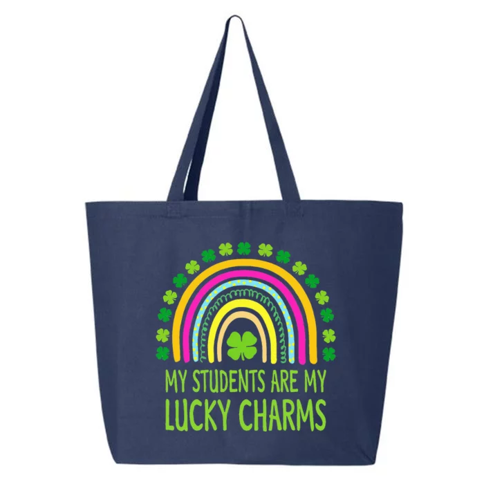 My Students Are My Charms Teacher St Patricks Day 25L Jumbo Tote