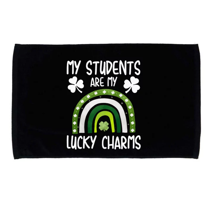 My Students Are My Lucky Charms St Paddy's Day Microfiber Hand Towel