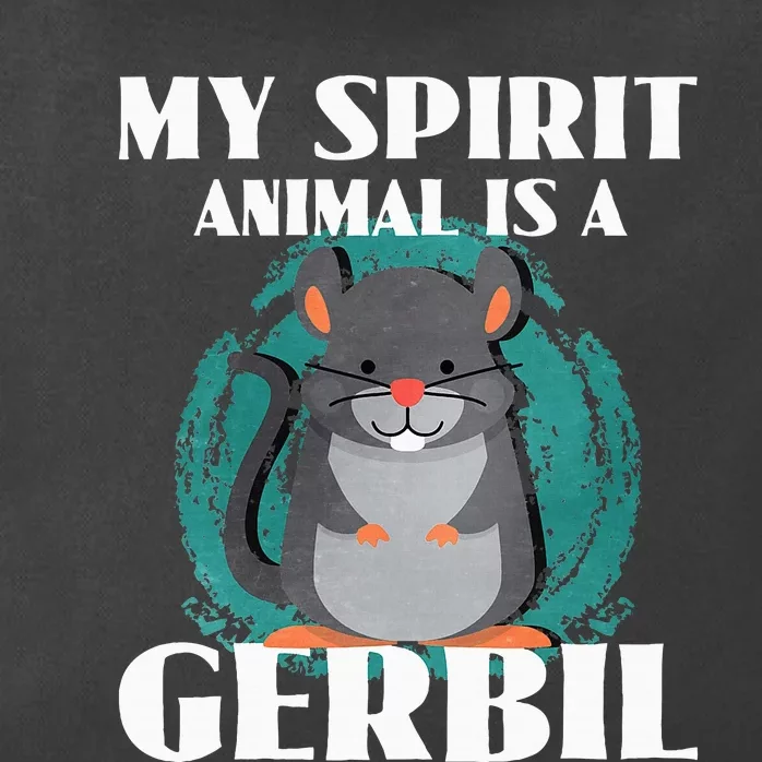 My Spirit Animal Is A Gerbil Zip Tote Bag