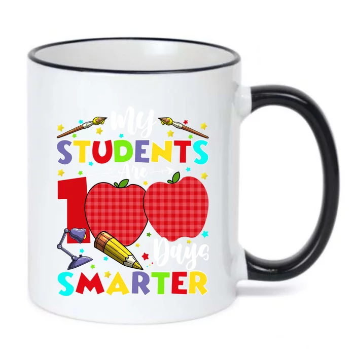 My Students Are 100 Days Smarter School Gift Gift Black Color Changing Mug