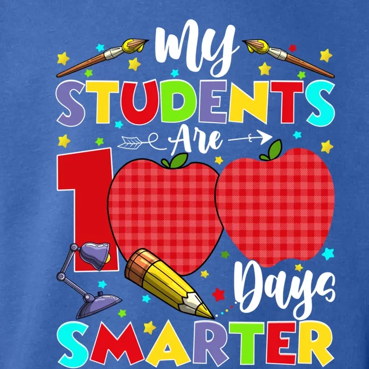 My Students Are 100 Days Smarter School Gift Meaningful Gift Toddler Hoodie