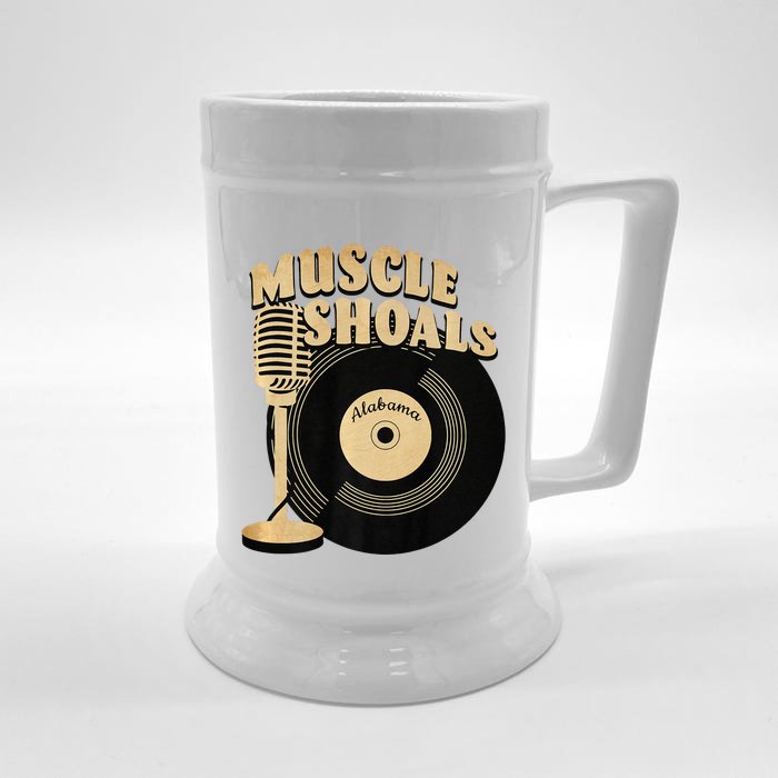 Muscle Shoals Alabama Vintage Style Front & Back Beer Stein