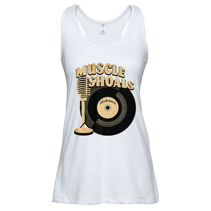 Muscle Shoals Alabama Vintage Style Ladies Essential Flowy Tank