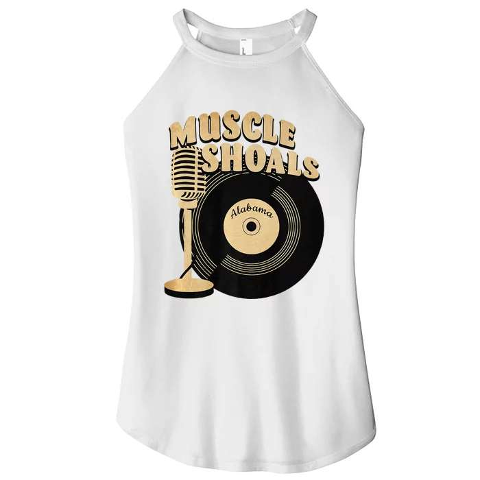 Muscle Shoals Alabama Vintage Style Women’s Perfect Tri Rocker Tank