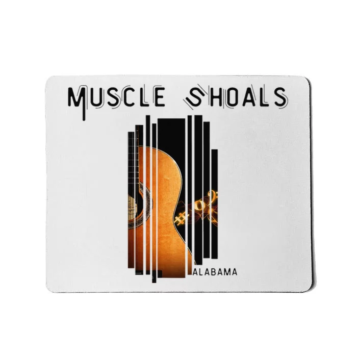 Muscle Shoals Alabama AL Distressed Grunge Text Music City Mousepad