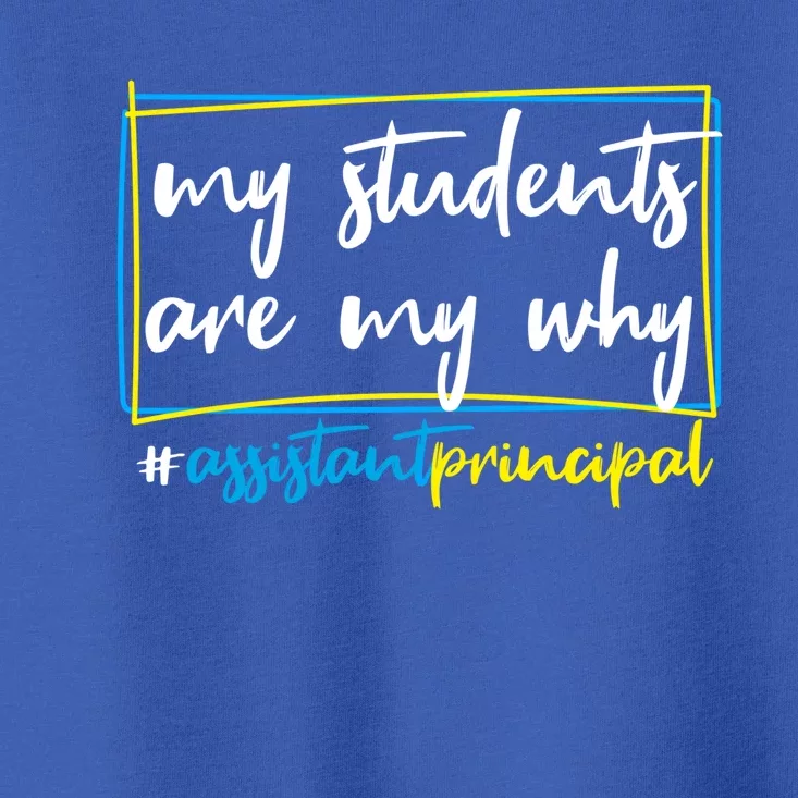 My Students Are My Why Assistant Principal Cute Gift Toddler T-Shirt