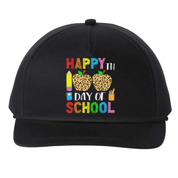 My Students Are 100 Days Smarter Happy Teacher School Snapback Five-Panel Rope Hat