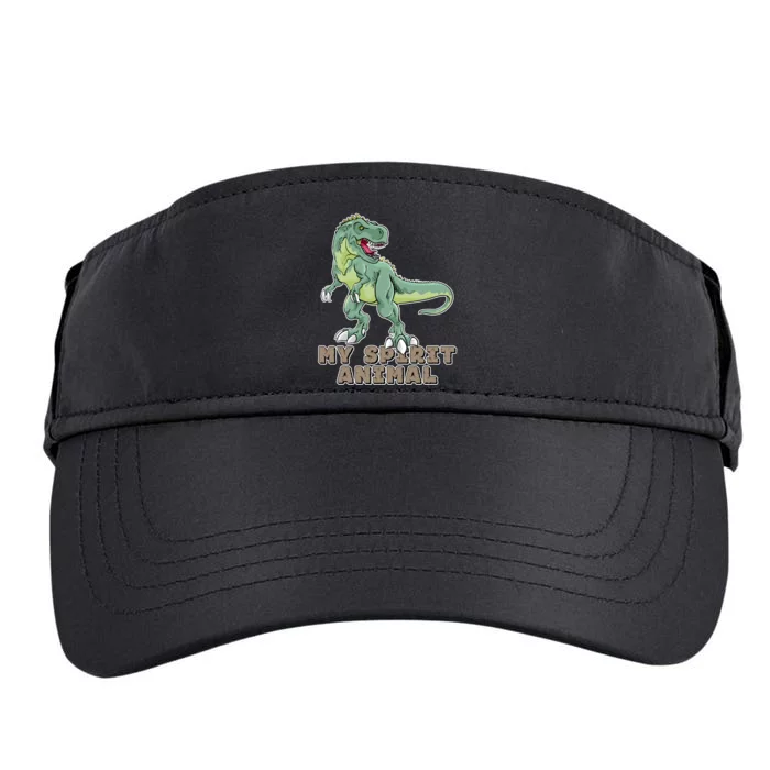 My Spirit Animal Is A T Rex Adult Drive Performance Visor