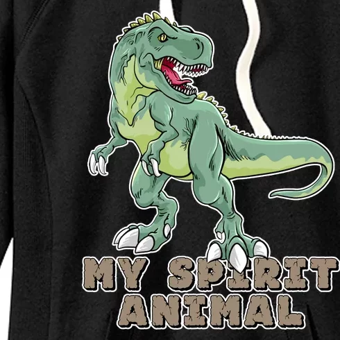 My Spirit Animal Is A T Rex Women's Fleece Hoodie