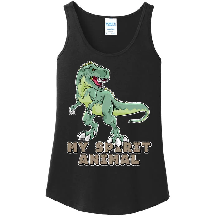 My Spirit Animal Is A T Rex Ladies Essential Tank