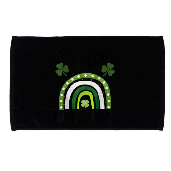 My Students Are My Lucky Charms Teacher St Patricks Day Microfiber Hand Towel