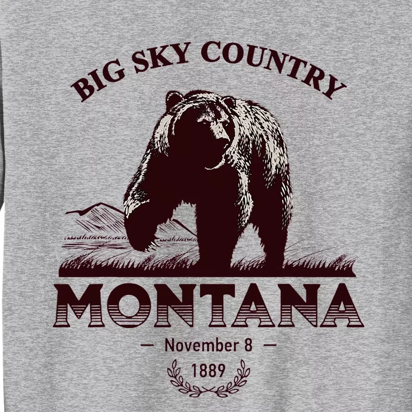 Montana State Big Sky Country Tall Sweatshirt