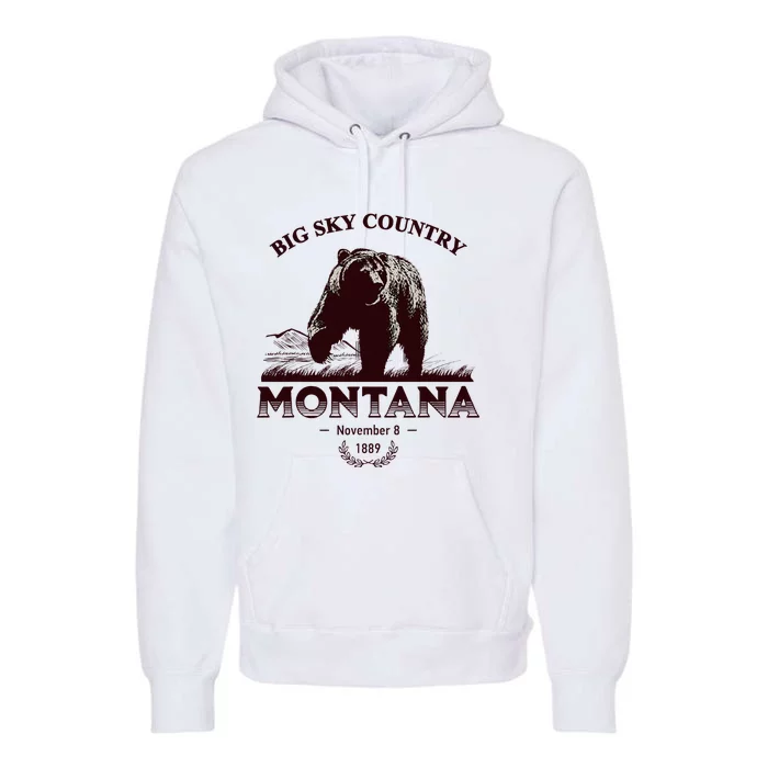 Montana State Big Sky Country Premium Hoodie