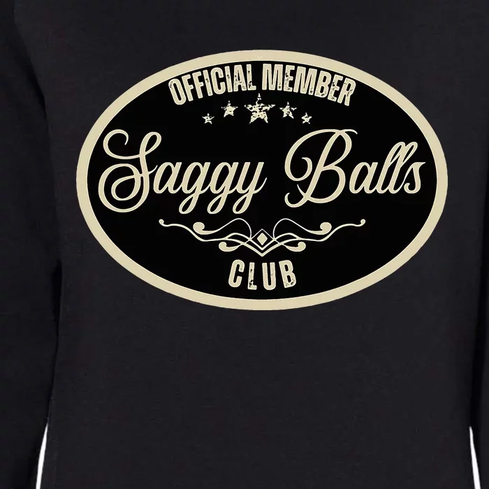 Member Saggy Balls Club Old People Womens California Wash Sweatshirt