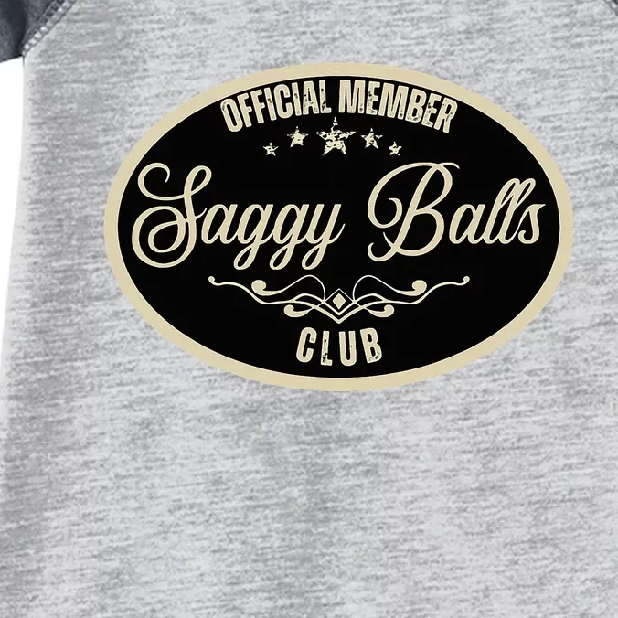 Member Saggy Balls Club Old People Infant Baby Jersey Bodysuit