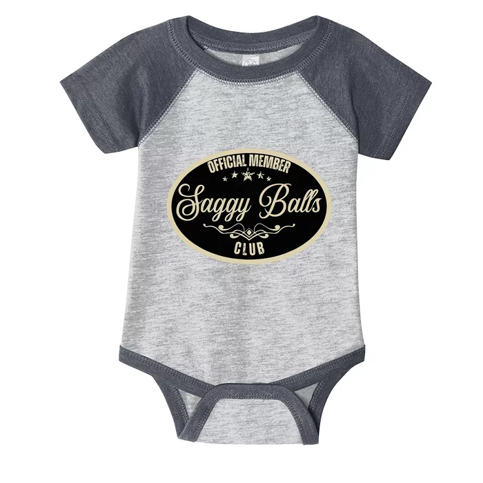 Member Saggy Balls Club Old People Infant Baby Jersey Bodysuit