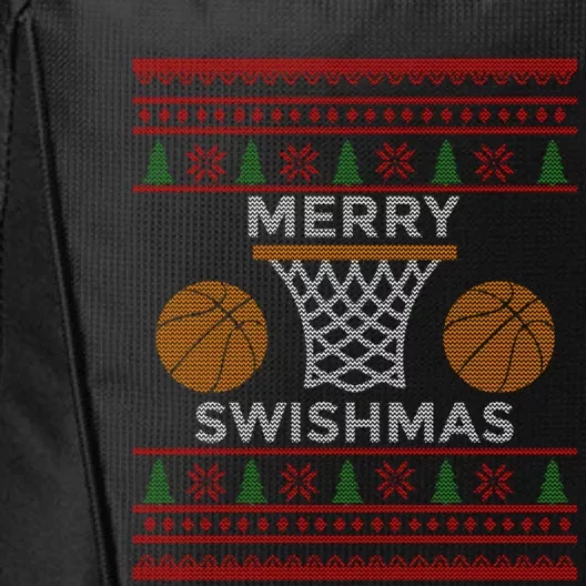 Merry Swishmas Basketball Funny Cool Christmas Gift City Backpack