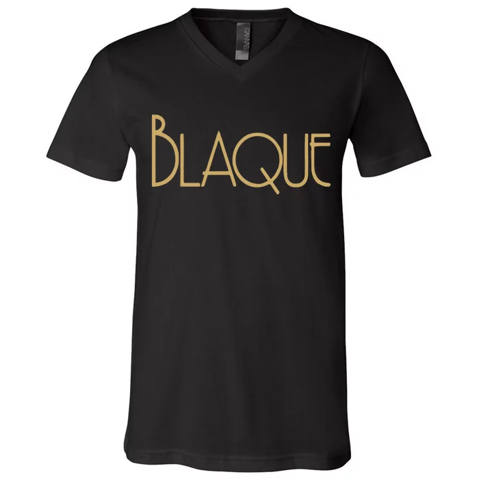 Marsau Scott Blaque V-Neck T-Shirt