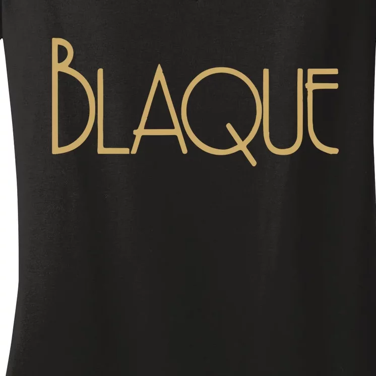 Marsau Scott Blaque Women's V-Neck T-Shirt