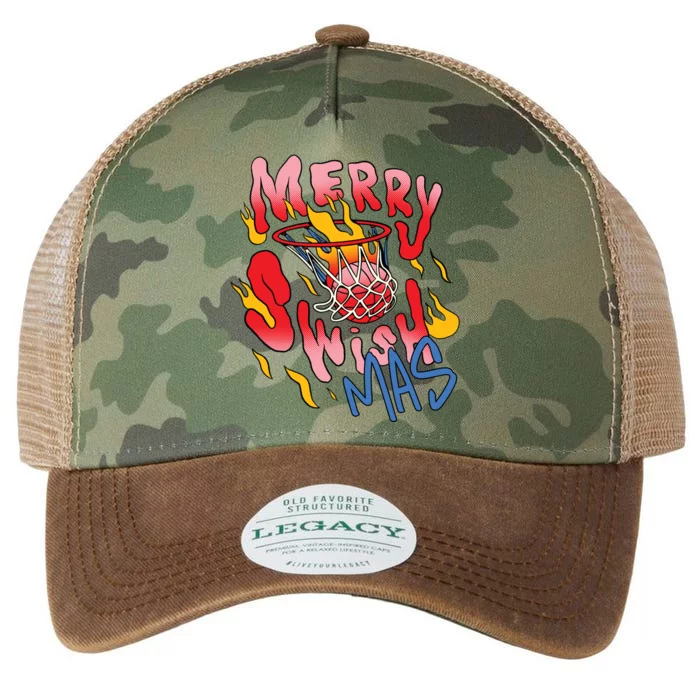 Merry Swishmas Basketball Legacy Tie Dye Trucker Hat