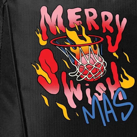 Merry Swishmas Basketball City Backpack