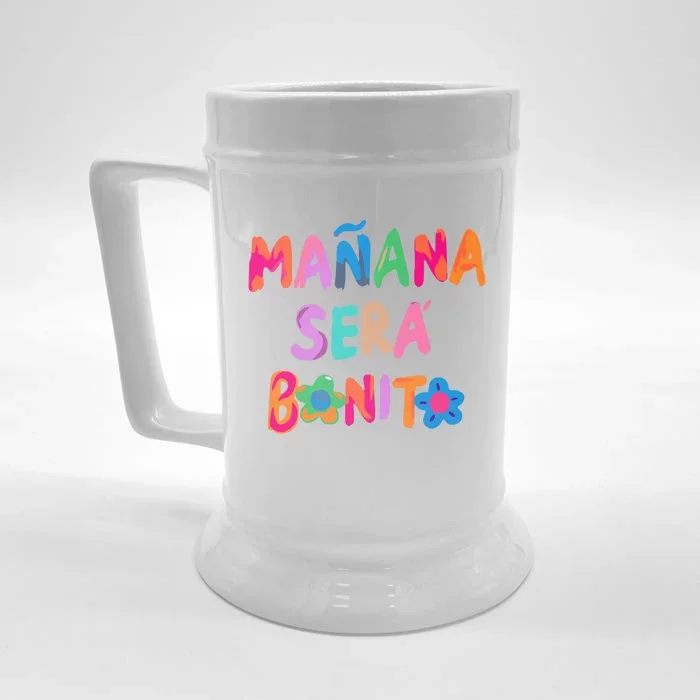 Mañana Será Bonito Tomorrow Will Be Nice Front & Back Beer Stein