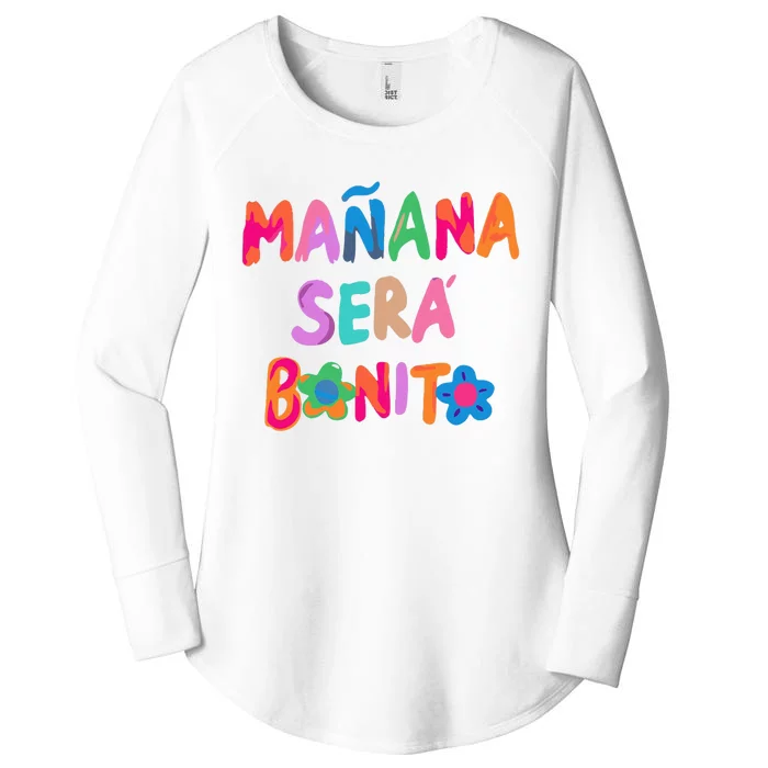 Mañana Será Bonito Tomorrow Will Be Nice Women's Perfect Tri Tunic Long Sleeve Shirt