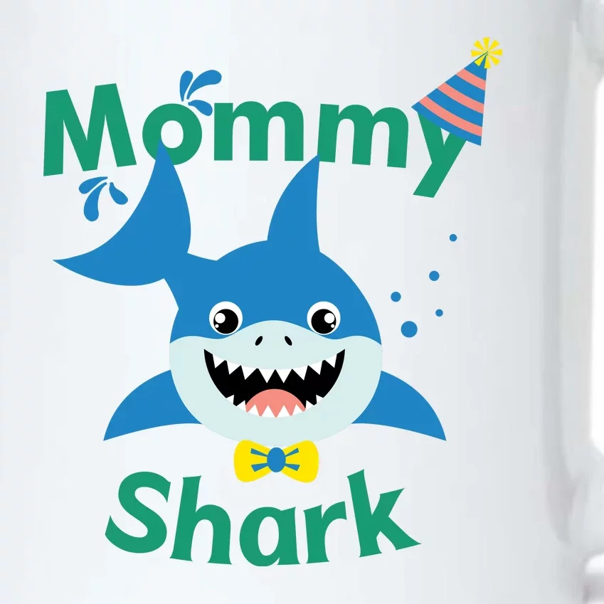 Mommy Shark Birthday Party Matching Family Black Color Changing Mug