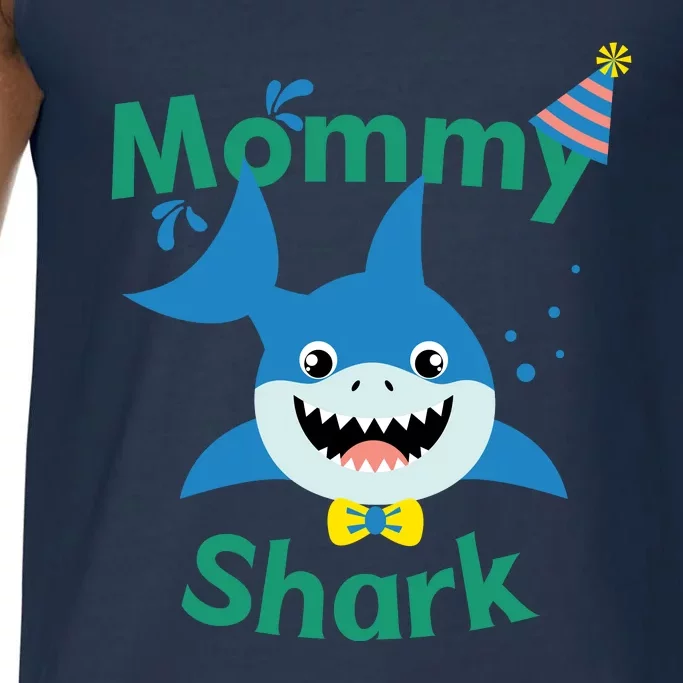 Mommy Shark Birthday Party Matching Family Comfort Colors® Tank Top