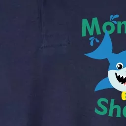 Mommy Shark Birthday Party Matching Family Softstyle Adult Sport Polo