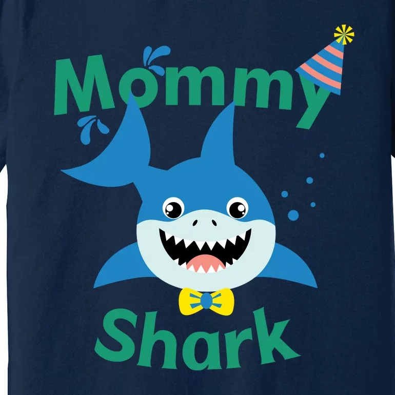 Mommy Shark Birthday Party Matching Family Premium T-Shirt