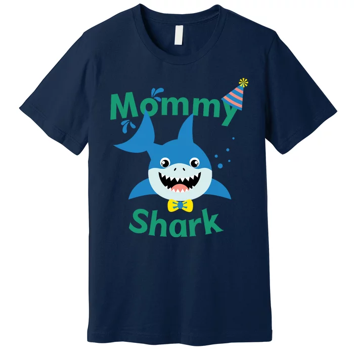 Mommy Shark Birthday Party Matching Family Premium T-Shirt