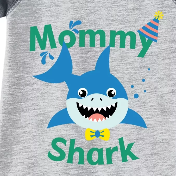 Mommy Shark Birthday Party Matching Family Infant Baby Jersey Bodysuit