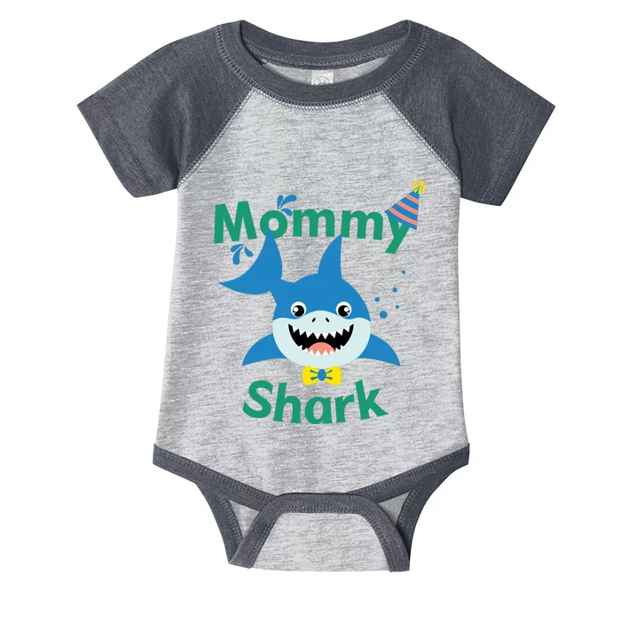 Mommy Shark Birthday Party Matching Family Infant Baby Jersey Bodysuit