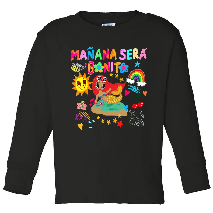 Mañana Será Bonito Karol G Funny Toddler Long Sleeve Shirt