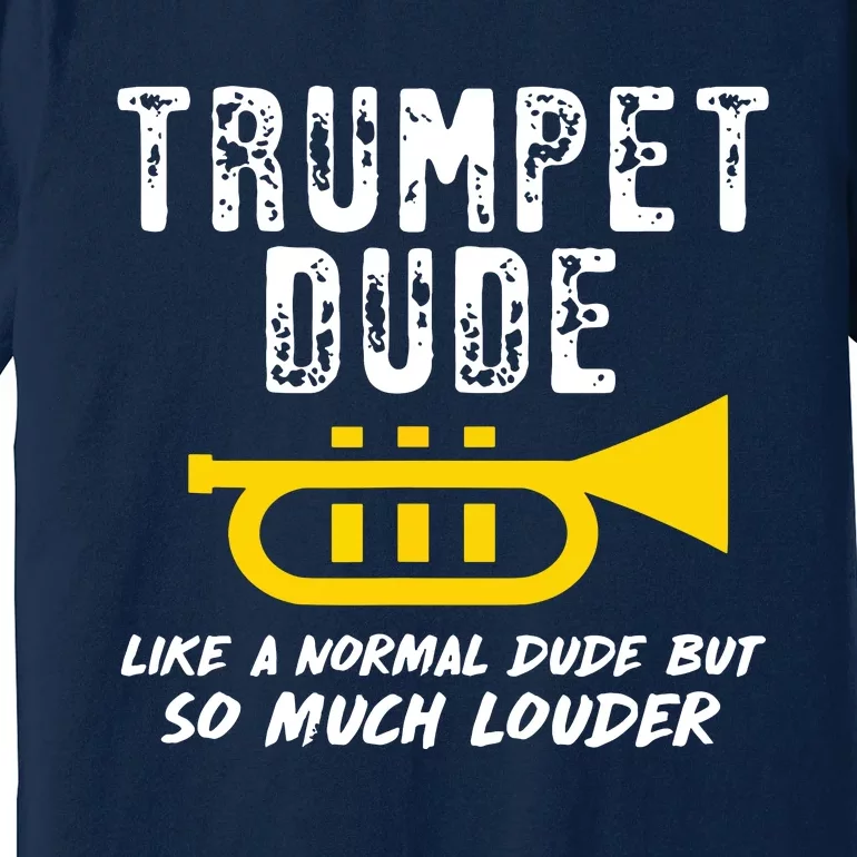 Marching School Band Funny Trumpet Premium T-Shirt