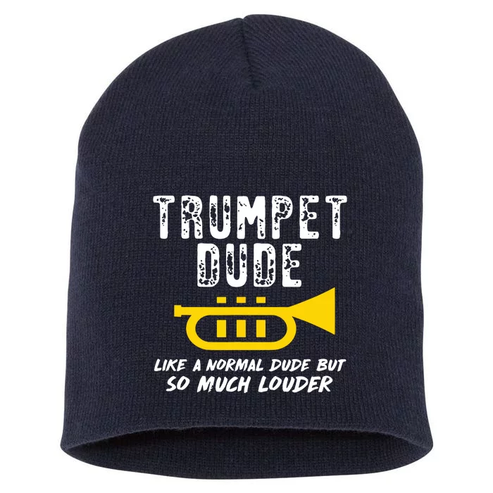 Marching School Band Funny Trumpet Short Acrylic Beanie