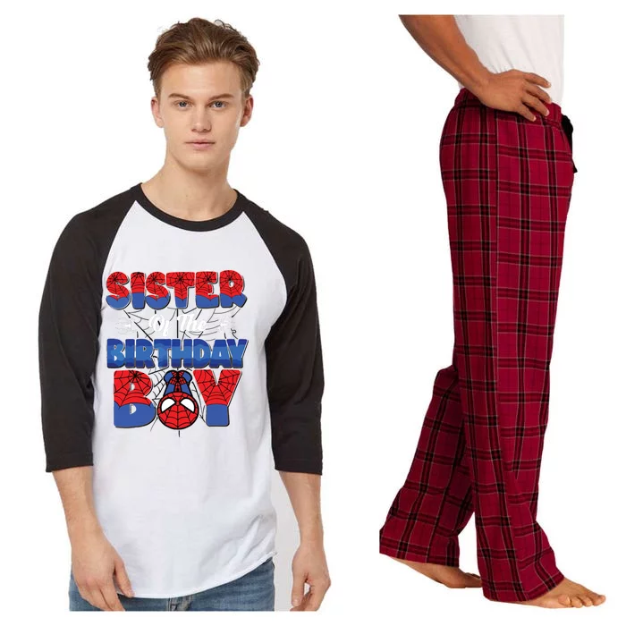 Matching Sister Birthday Boy Raglan Sleeve Pajama Set