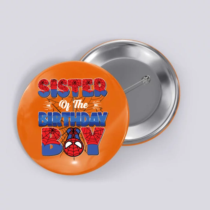 Matching Sister Birthday Boy Button