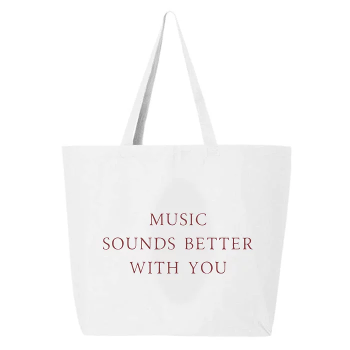 Music Sounds Better With You 25L Jumbo Tote