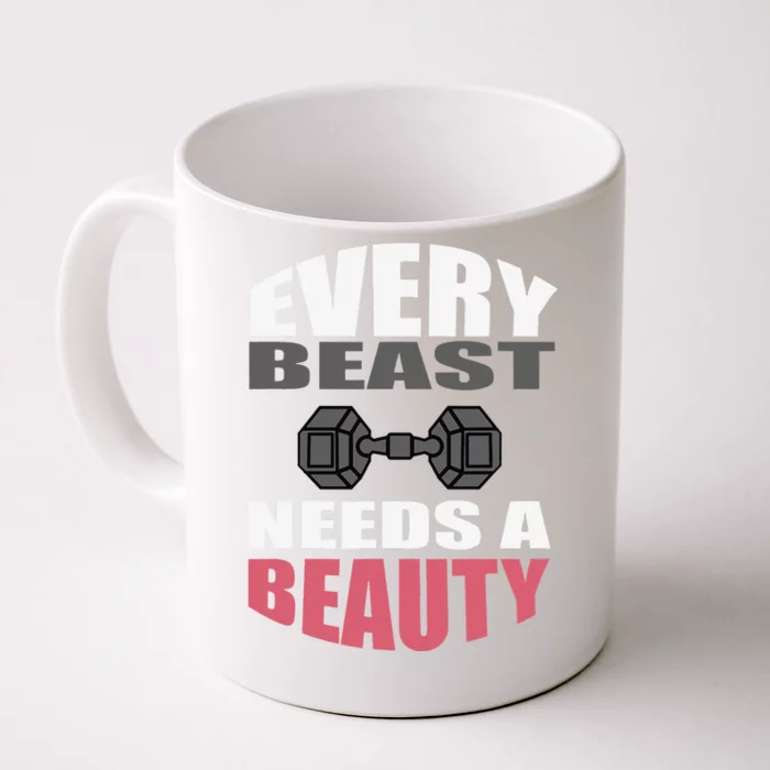 Matching Set Beast Beauty Couples Love Valentine's Day Front & Back Coffee Mug