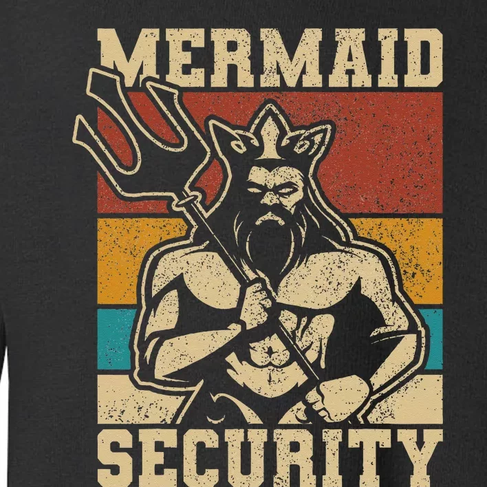 Mermaid Security Bday Costume Merman Birthday Party Outfit Toddler Sweatshirt