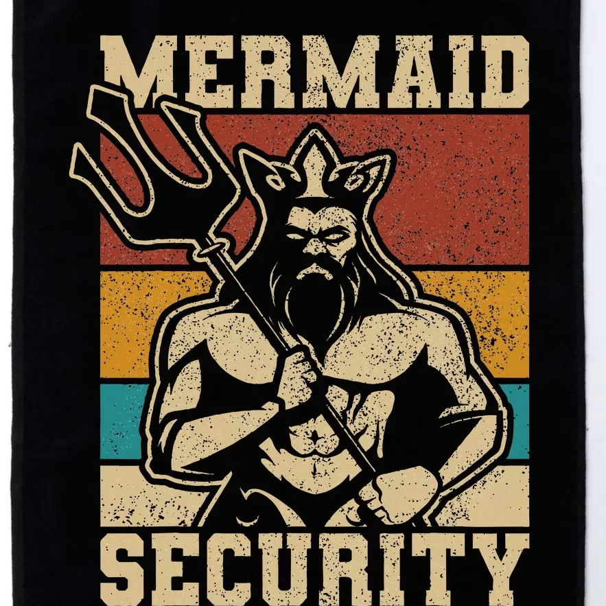 Mermaid Security Bday Costume Merman Birthday Party Outfit Platinum Collection Golf Towel