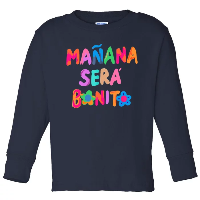 Mañana será bonito Flowers beauty Toddler Long Sleeve Shirt