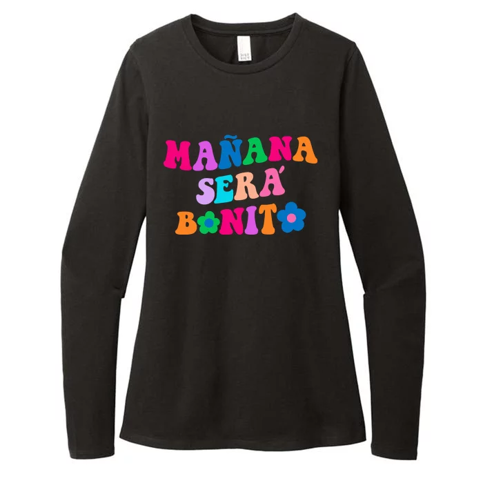 Manana Sera Bonito Words On Back Aesthetic Trendy Clothing Womens CVC Long Sleeve Shirt