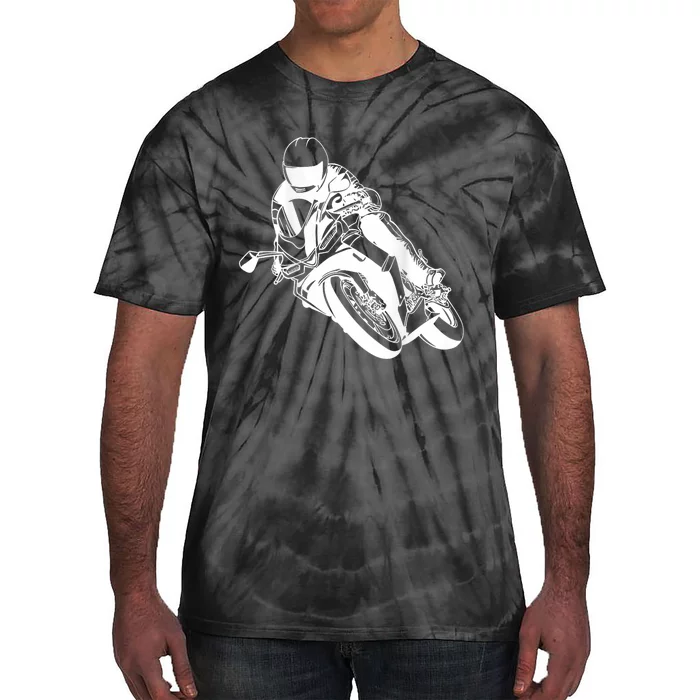 Motorcycle Shift Biker Motorcyclist Tie-Dye T-Shirt