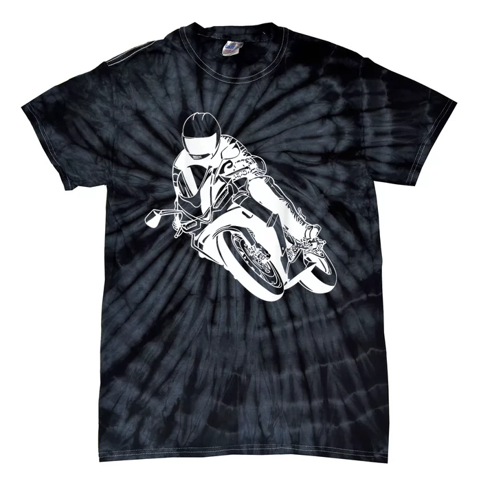 Motorcycle Shift Biker Motorcyclist Tie-Dye T-Shirt