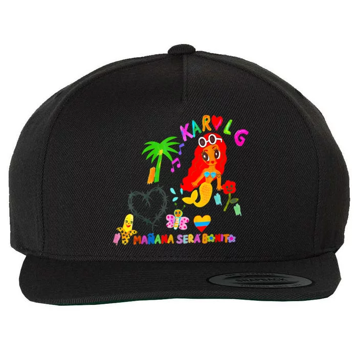 Manana Sera Bonito Funny Lover Wool Snapback Cap