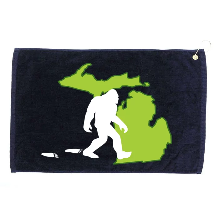 Michigan State Bigfoot Hunter Gift Great Gift Grommeted Golf Towel