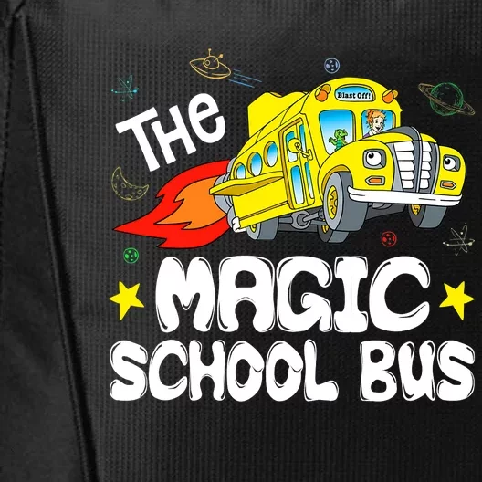 Magic School Bus Driver Funny Seatbelts Everyone Job Pride City Backpack